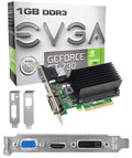 Placa vdeo EVGA Geforce GT730 1GB DDR3 VGA HDMI DVI#98