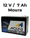 Bateria estacionria VRLA Moura 12MVA-7 12VDC 7Ah9