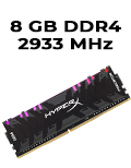 Memria 8GB DDR4 2933MHz HyperX Pred. HX429C15PB3A/82