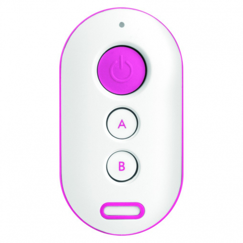 Controle remoto xac 4000 smart rosa - intelbras#97