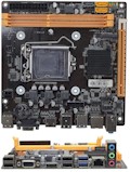 Placa m�e BrazilPC BPC-H81-ITX-M.2-TG LGA-1150 4� gera��o DDR3