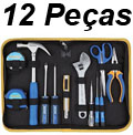 Kit Ferramentas Manuais Domsticas Chiaperini 12 Peas