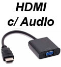 Conversor HDMI para VGA, Comtac 9274 c/ udio