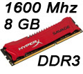 Memria 8GB Kingston HyperX Savage DDR3 1600MHz CL9