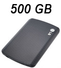Mini HD externo LG 500GB HXD750BB USB 3.0 preto