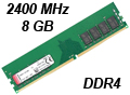 Memria 8GB DDR4 2400MHz Kingston KVR24N17S8/8 CL17
