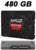 SSD 2,5 pol. 480GB SATA3 AMD Radeon 6Gb/s 520 MBps 