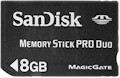 Memory Stick PRO Duo de 8GB Sandisk MagicGate p/ Sony