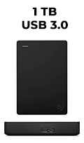 HD externo 1TB Seagate Expansion USB 3, PC e Mac