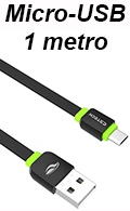 Cabo micro USB C3Tech CB-100 preto Fast Charge 1m#10
