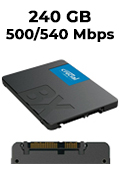 HD SSD 240GB Crucial BX500 500/540 MB/s CT240BX500SSD12
