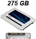 HD SSD 275GB Crucial MX300 2,5 pol. 530/510MB/s2