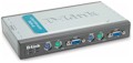 Switch KVM 4 portas D-Link DKVM-4K, sadas D-SUB e PS/2#100