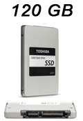 SSD 7mm 2,5 pol. Toshiba 120GB SATA3 Q300 USB 550MBps2