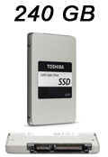 SSD 7mm 2,5 pol. Toshiba 240GB SATA3 Q300 USB2