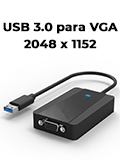 Adaptador conversor USB 3.0 para VGA Flexport F6D1DE2