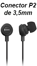 Fone de ouvido OEX FN100 p/ Smartfhones P2 3,5mm 95dB2