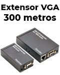 Extensor de cabo VGA FlexPort at 300m por cabo de rede2
