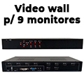 Controlador video wall p/ 9 monitores full HD Flexport2