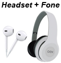 Headset com fone de ouvido e microfone OEX HF100, P2#98