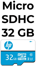 MemoryCard 32GB MicroSDHC HP mi210 30/100MB/s2