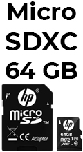 MemoryCard 64GB MicroSDXC HP mx310 25/80MB/s#100