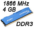 Memria 4GB Kingston HX318C10F/4 1866MHz DDR3 CL10#100