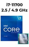 Processador Intel i7-11700 2,5GHz 16MB 11 Ger c/video2