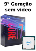 Processador Intel i7-9700F 3/4.7GHz 12MB 9 ge s/ vdeo