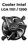 Cooler AVC-Intel K69237-001 p/ proc. LGA-1151 LGA-1200