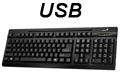 Teclado Value Desktop Keyboard Genius KB-125 USB