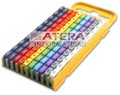 Kit c/ 100 anilhas coloridas Hellerman p/ fio de 6 mm