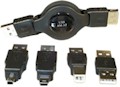 Kit retrtil USB p/ viagem LeaderShip 1399 c/4 pontas#98