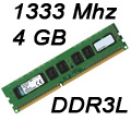 Memria 4GB DDR3L 1333MHz CL9 ECC Kingston KVR13LE9S8/4