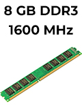 Memria Desktop 8GB DDR3 1600MHz Kingston KVR16N11/82