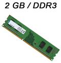 Memria Desktop 2GB DDR3 1600MHz Kingston KVR16N11S6/22