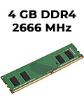 Memria 4GB DDR4 2666MHz Kingston desktop CL192