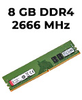 Memria 8GB DDR4 2666MHz Kingston desktop CL192