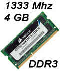 Memria 4GB DDR3 Corsair SODIMM 1333MHz CMSO4GX3M1A13332
