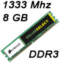 Memria 8GB DDR3 Corsair 1333 MHz CMV8GX3M1A1333C9#98