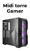 Gabinete gamer Midi torre CoolerMaster Masterbox TD5002