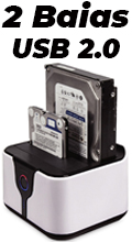 Dock Station p/ HDs 2,5/3,5 pol. MyMax USB2 Boto Clone2
