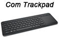 Teclado c/ trackpad s/ fio Microsoft All-in-One Media#98
