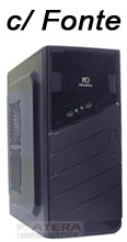 Gabinete Midi ATX NewDrive Y6B c/ fonte de 200W#100