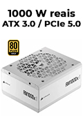 Fonte ATX12V v3.0 Corsair RM1000-X Shift white 80 Plus Gold PCIe 5.0