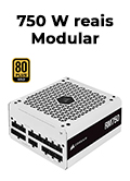 Fonte ATX12V v2.4 750W Corsair RM750 white 80Plus Gold