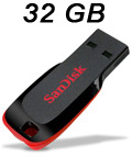 Pendrive SanDisk Cruzer Blade 32GB, SDCZ50-032G-B35#98