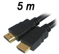 Cabo 3D HDMI macho x macho Verso 1.4 Tblack c/ 5m#100