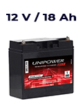 Bateria chumbo-acido Unipower UP12180, 12V, 18Ah, M5