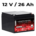 Bateria chumbo-acido Unipower UP12260, 12V, 26Ah, M5#10